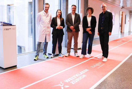 Universitaetsklinik Balgrist und Weltklasse Zuerich gehen eine Partnerschaft ein.