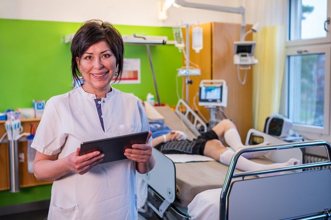 Nataliya Roner hat ein Schulungskonzept für die Atemtherapie bei Tetraplegikern erarbeitet.