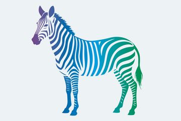 Das farbige Zebra ist das weltweite Symboltier für Menschen mit seltenen Erkrankungen. Die Metapher dahinter basiert auf einem medizinischen Lehrsatz, während die bunten Farben für Sichtbarkeit und Vielfalt stehen. Farbiges Zebra, das Symbol für seltene Erkrankungen