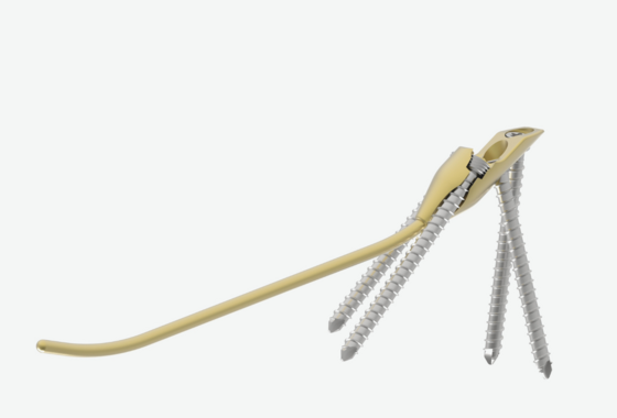 Close-up von Distal Radius Intramedullary Nail (DRIM-Nail) 